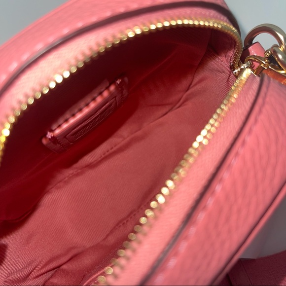 Coach Mini Dempsey Camera Bag With Garden Plaid Print And Coach Patch New W/ Tag - Picture 9 of 14